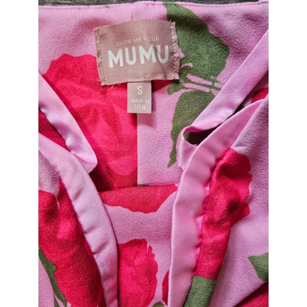 Show Me Your Mumu Tiffany Skort Dress Pink Rose Floral Mini Dress Small - Picture 6 of 10